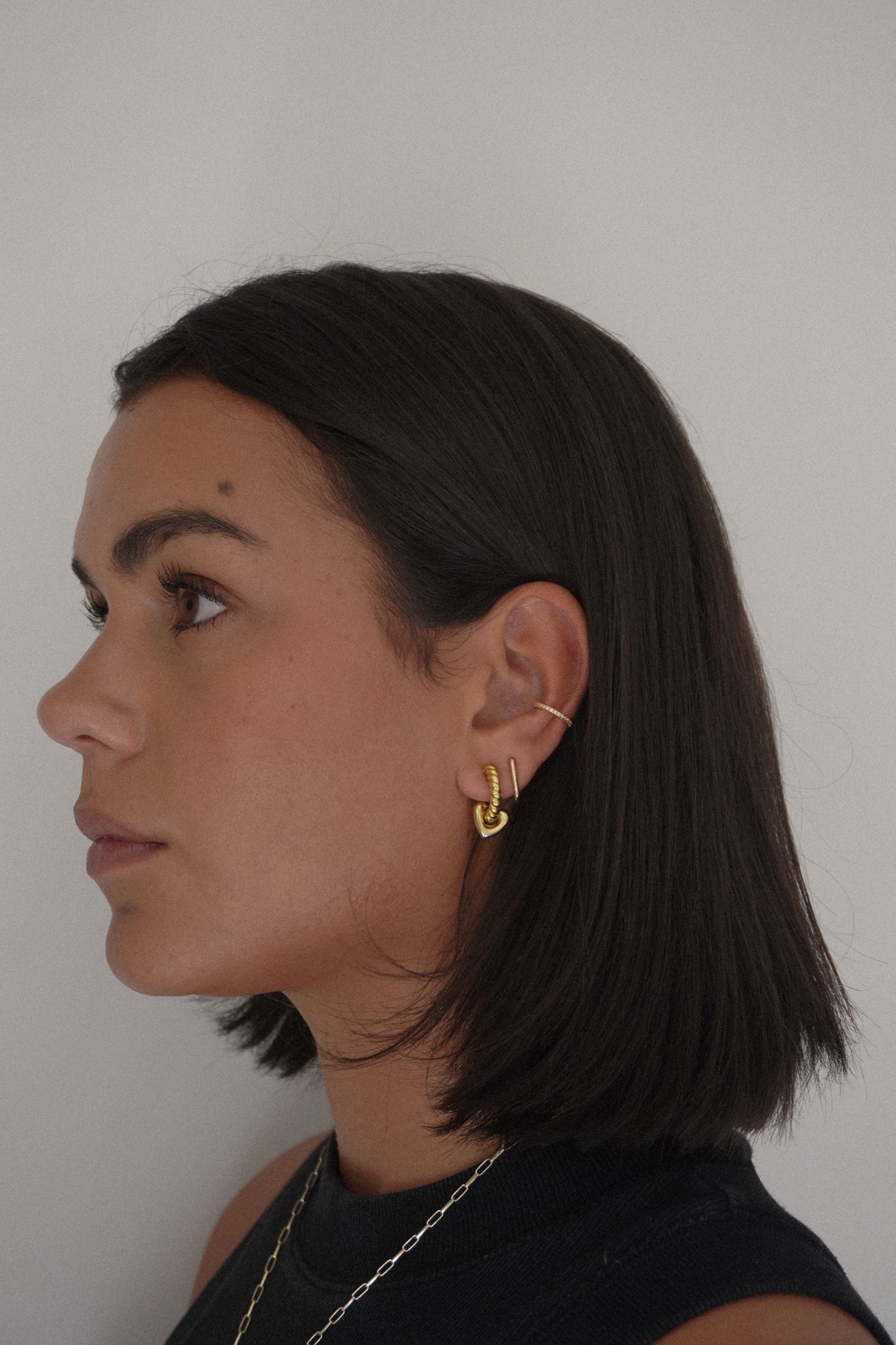 Eva Clip Ons - Yellow Gold