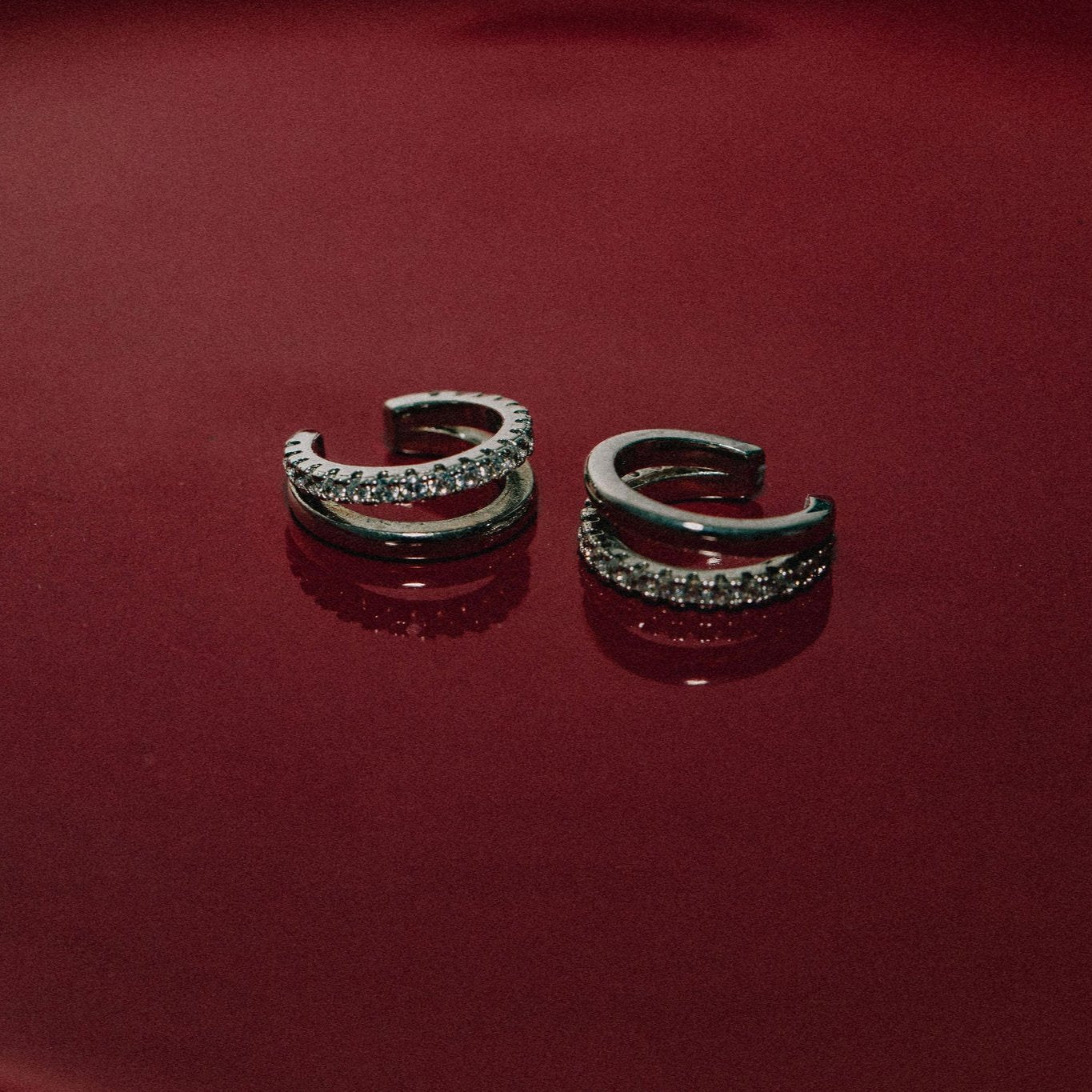 Nova Ear Cuff - White Gold