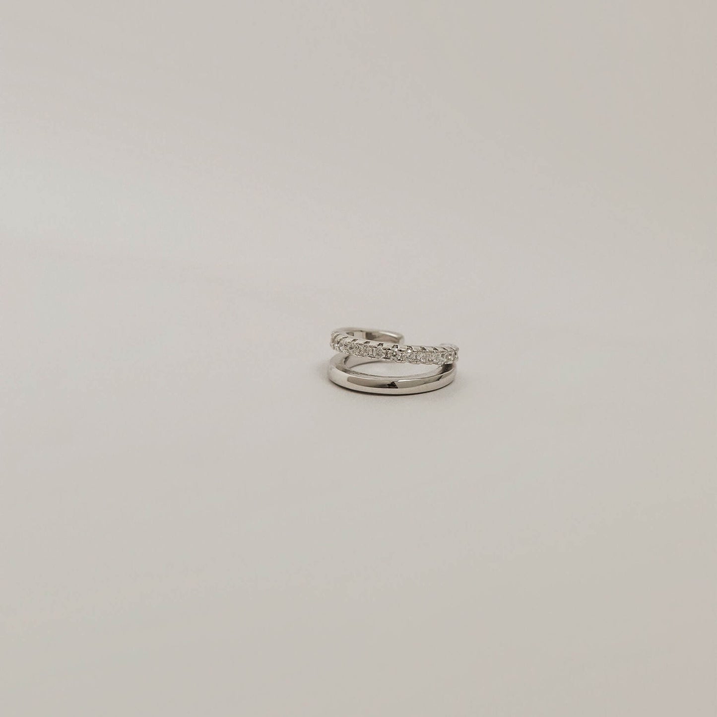 Nova Ear Cuff - White Gold