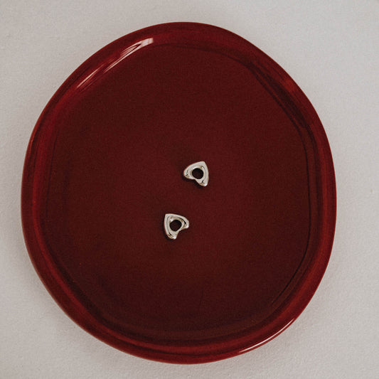 Mae Heart Charms - White Gold