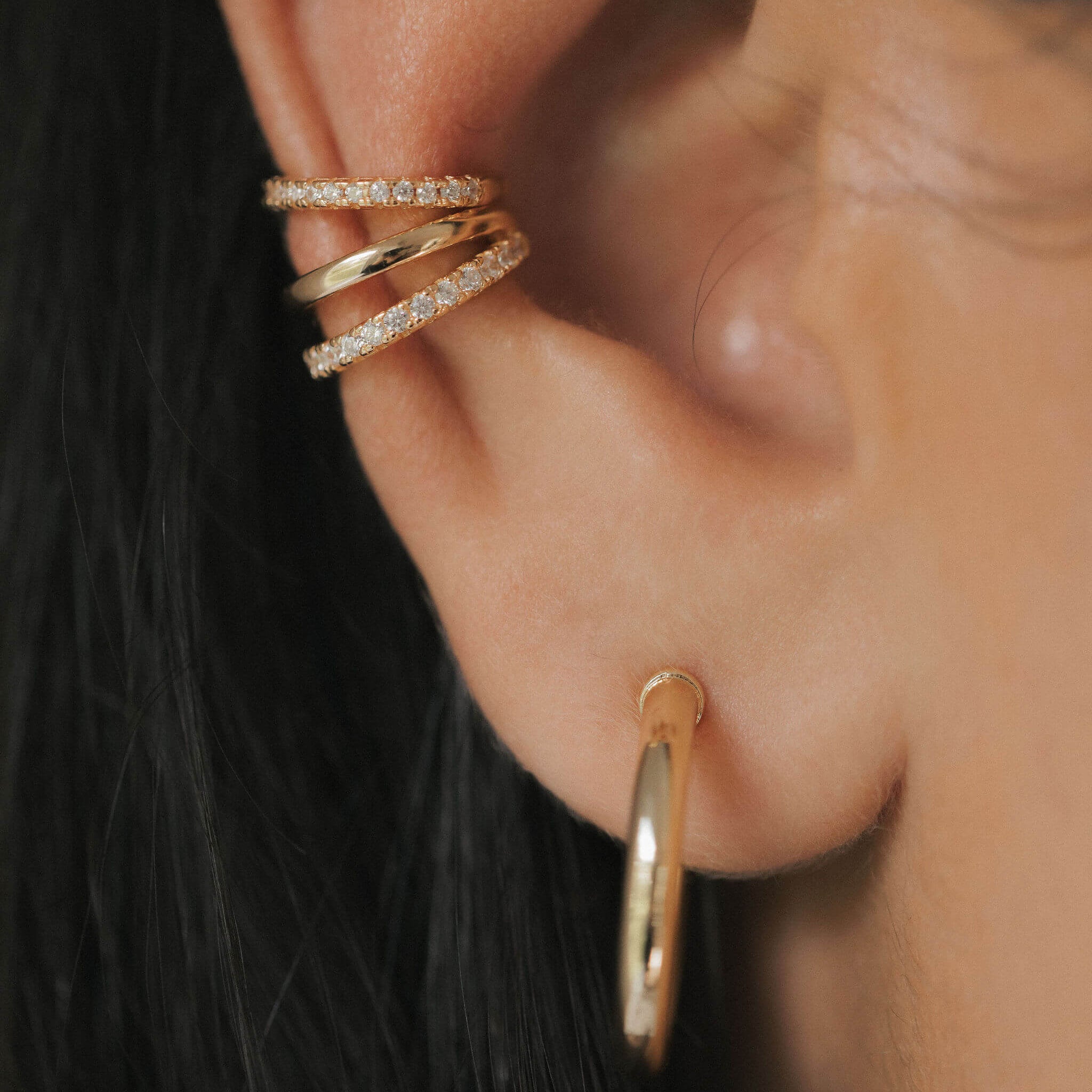 Ria Ear Cuff - Gold