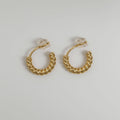 Mae Clip On Hoops - Gold